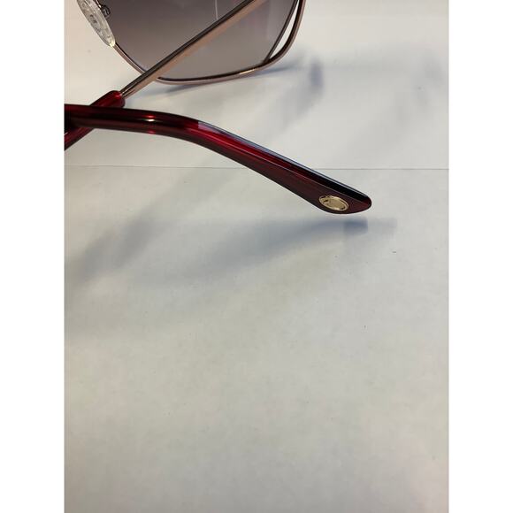 Oscar De La Renta Women\'s Gold Brown Gradient Aviator Sunglasses Classic O9-23